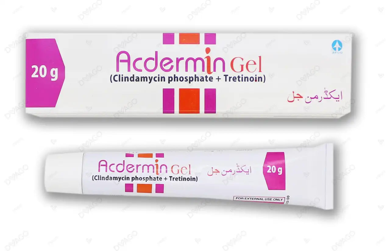 Acdermin Gel 20G Specification