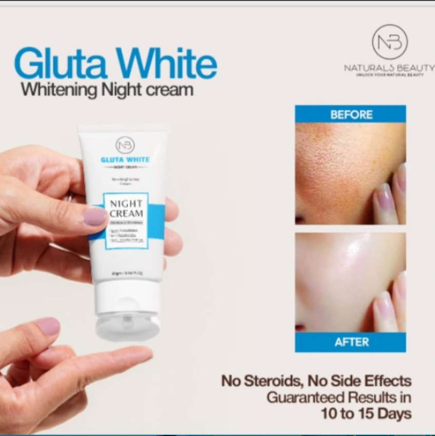 Gluta White Skin Glowing & Brightening Night Cream
