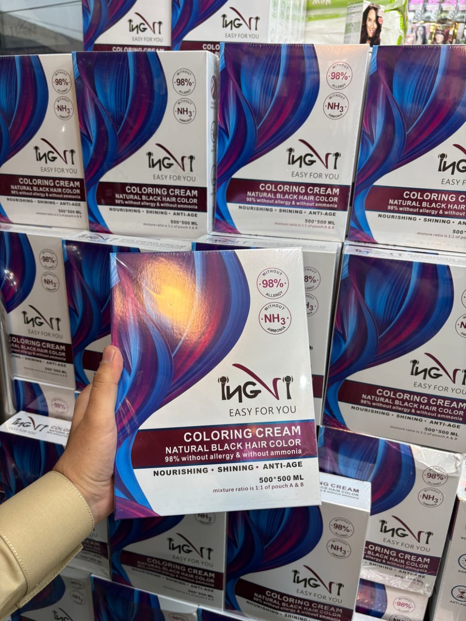 100% Orignal INGvi Hair Color (1000ml)