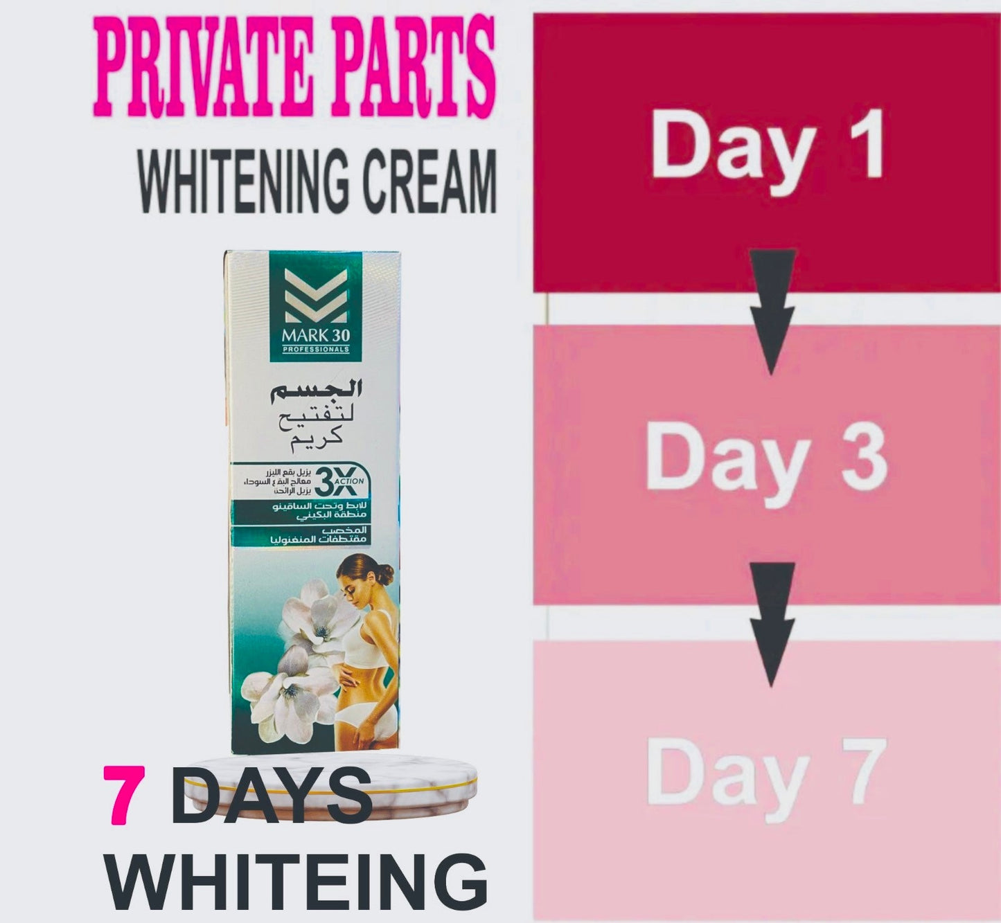 Underarms whiteing Cream