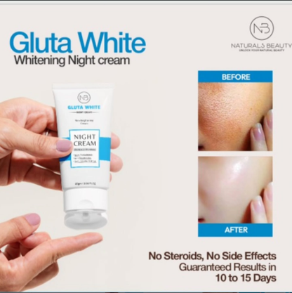 Gluta White Skin Glowing & Brightening Night Cream