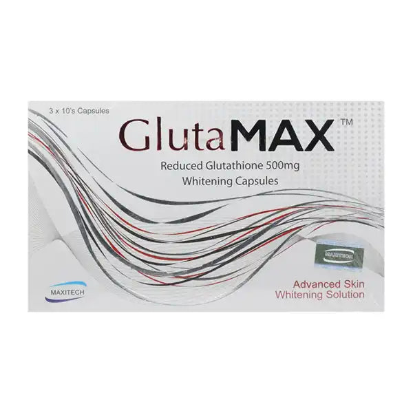 Glutamax Capsules 500Mg (1 Box = 3 Strips) (1 Strip = 10 Capsules)