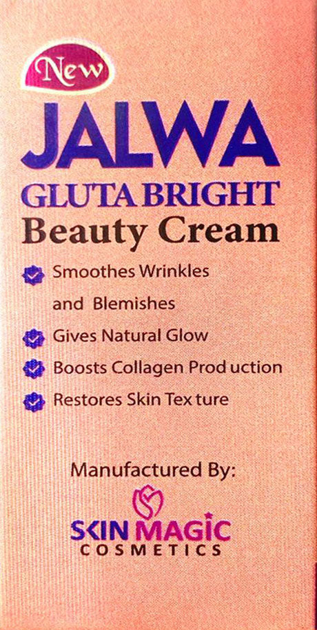 New JALWA Gluta Bright Beauty Cream